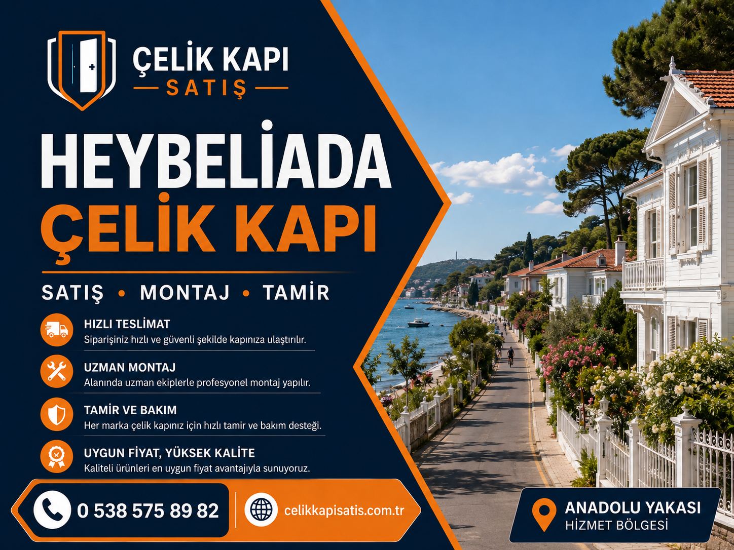 Adalar Heybeliada Çelik Kapı