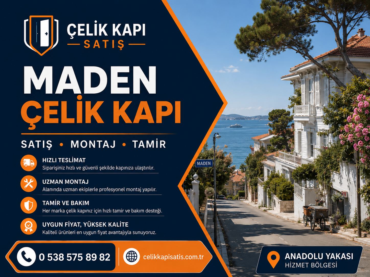 Adalar Maden Çelik Kapı